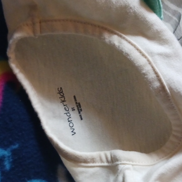 3/$15 Toddler's Adorable Zebra Stripe Inspired Top by Wonderkids - Picture 5 of 5